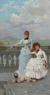 Vittorio Matteo Corcos - Italian neapolitan Beauties  