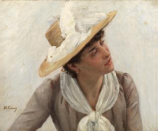 Vittorio Matteo Corcos - Portrait of a lady