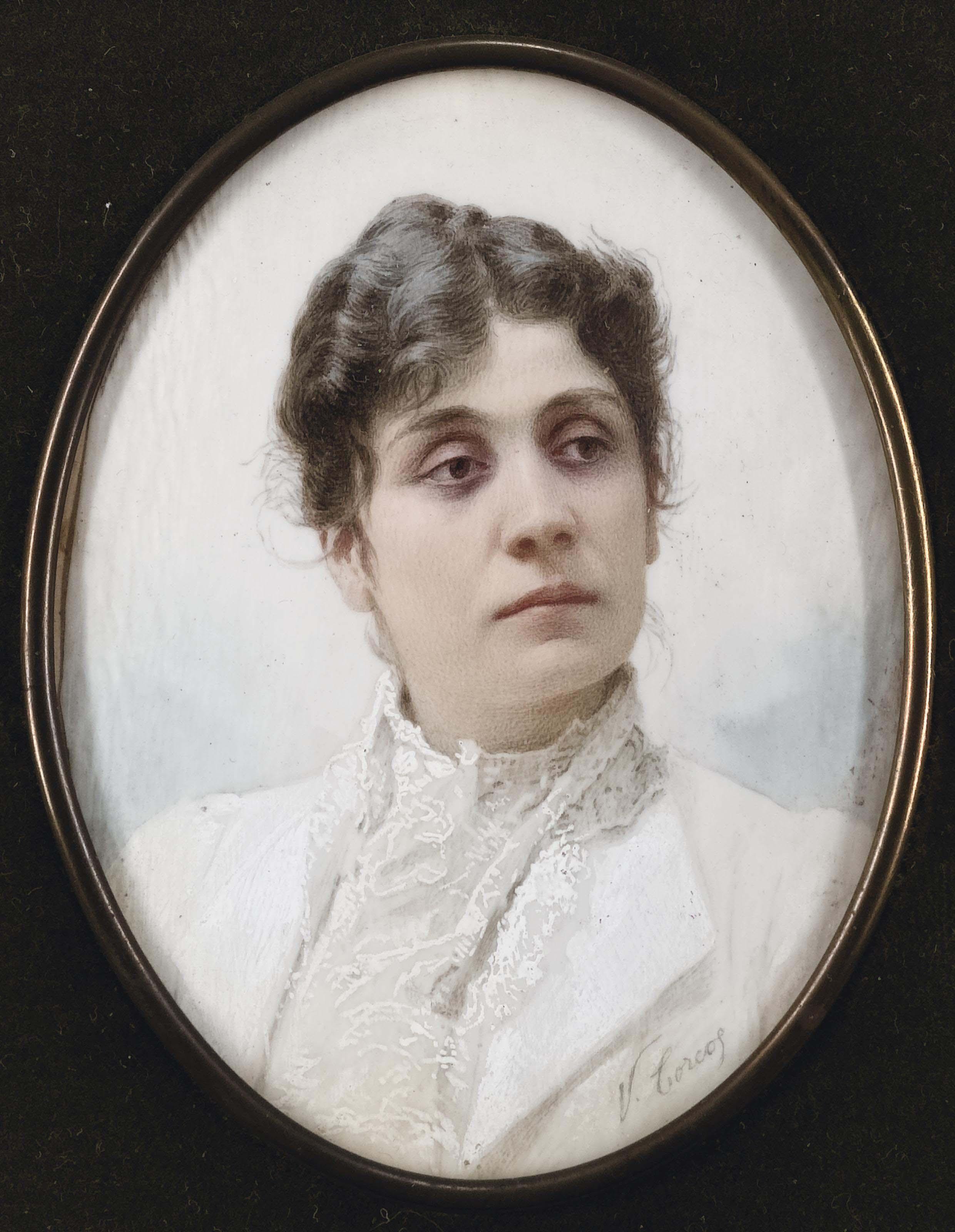 Vittorio Matteo Corcos - Ritratto di Eleonora Duse