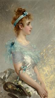 Vittorio Matteo Corcos - The flower basket