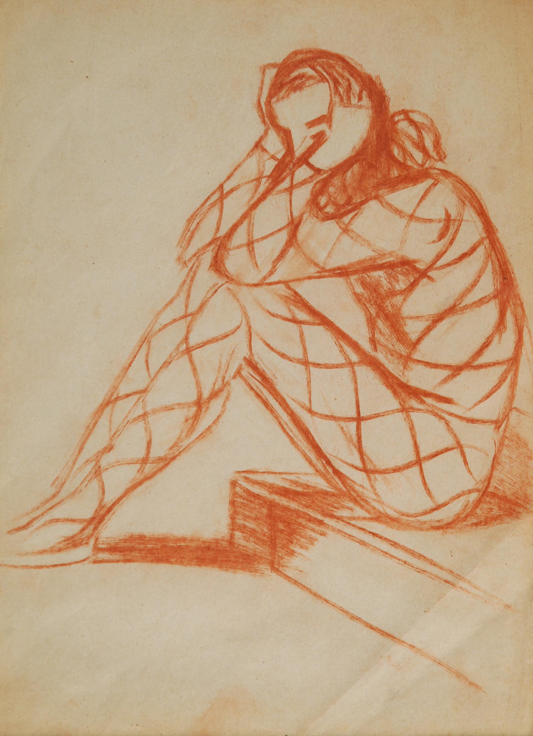 Vittorio Petrella da Bologna - Studio per Arlecchino