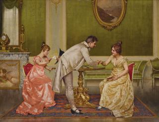 Vittorio Reggianini - Italian The Suitor