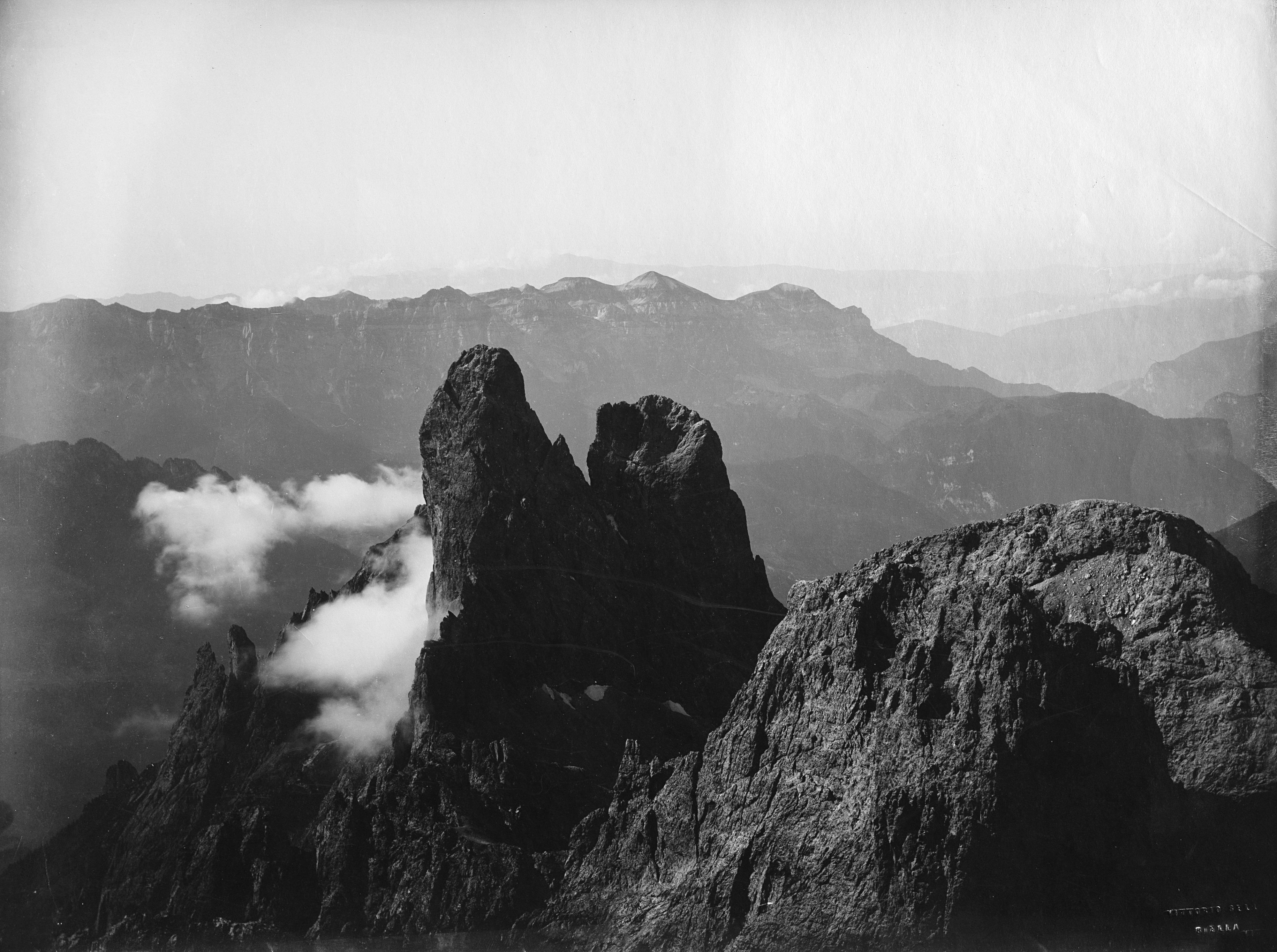 Vittorio Sella - Sass Maor Pale di San Martino 1890 ca.