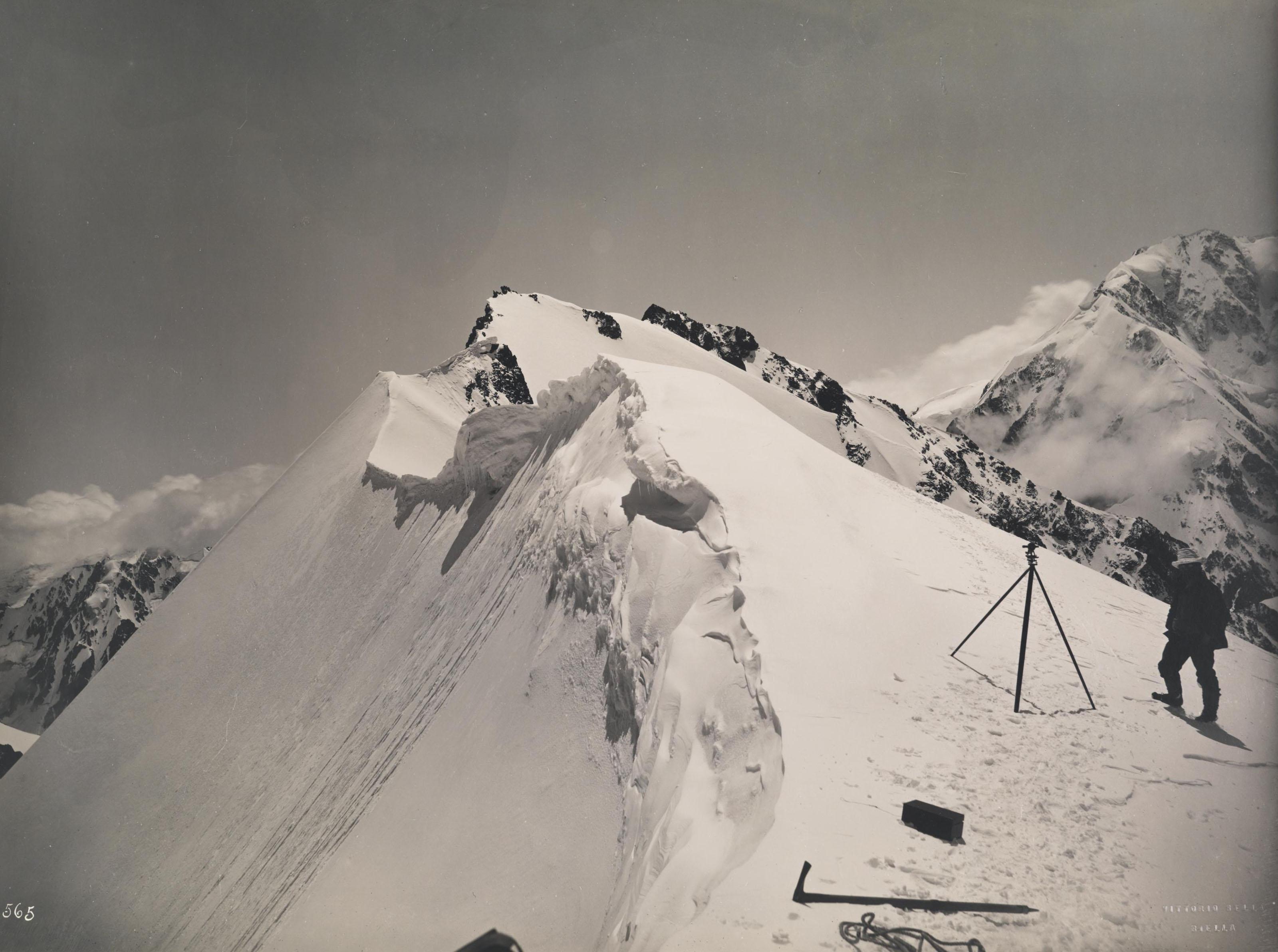 Vittorio Sella - Shkhara ridge, Georgia, c. 1890