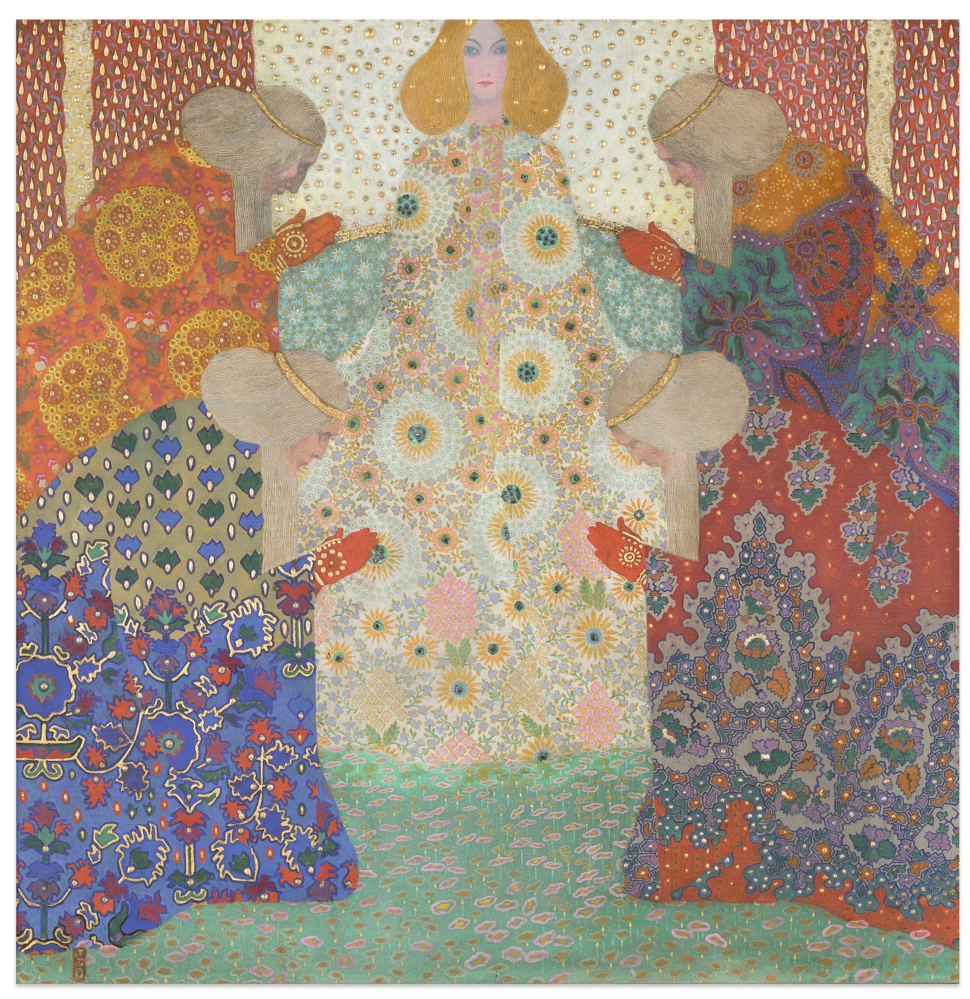 Vittorio Zecchin - Madonna E Quattro Evangelisti, 1922