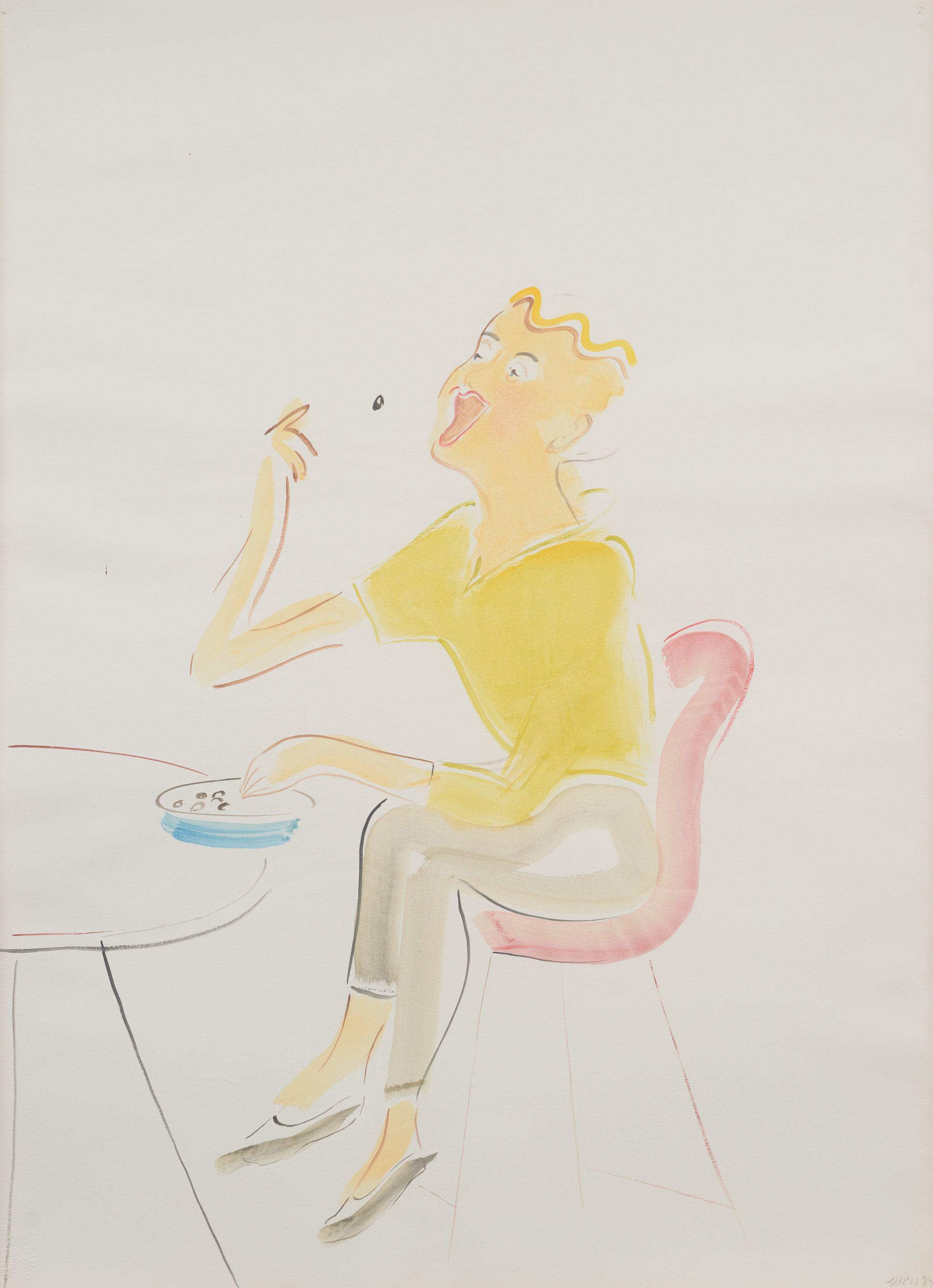 Vivienne Shark Lewitt - Woman With Peanut, 1994
