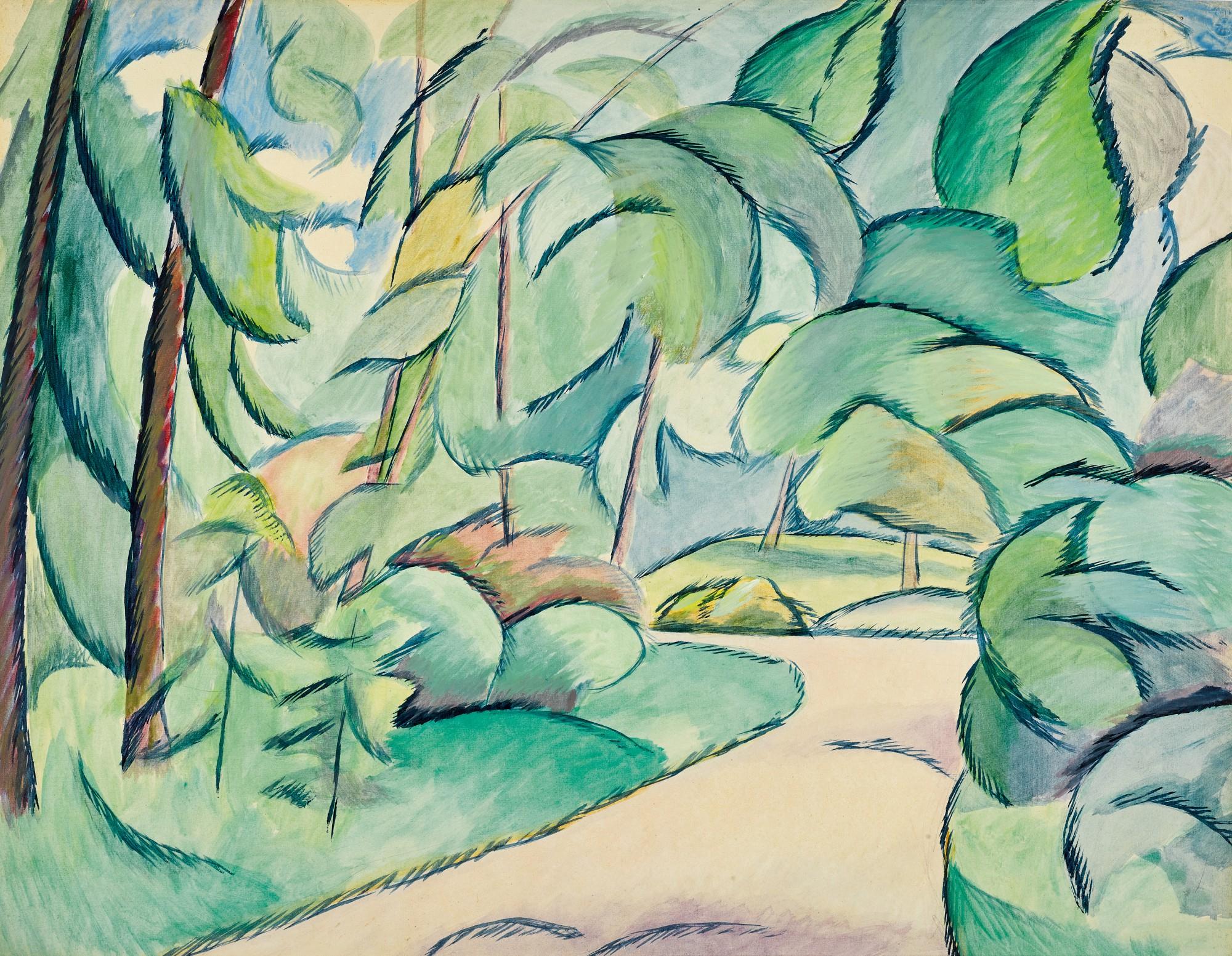 Vladimir Baranoff-Rossiné - Forest Path