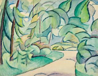 Vladimir Baranoff-Rossiné - Forest Path