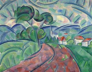 Vladimir Baranoff-Rossiné - La route au village