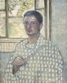 Vladimir Baranoff-Rossiné - Self-portrait with brush