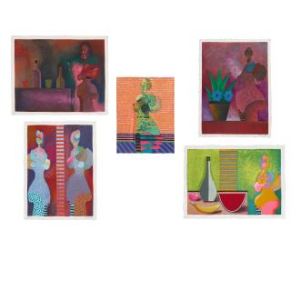 Vladimir Cora - A Group of Five Abstract Prints 5