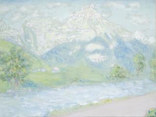 Vladimir Davidovich Baranoff R - Paesaggio montano