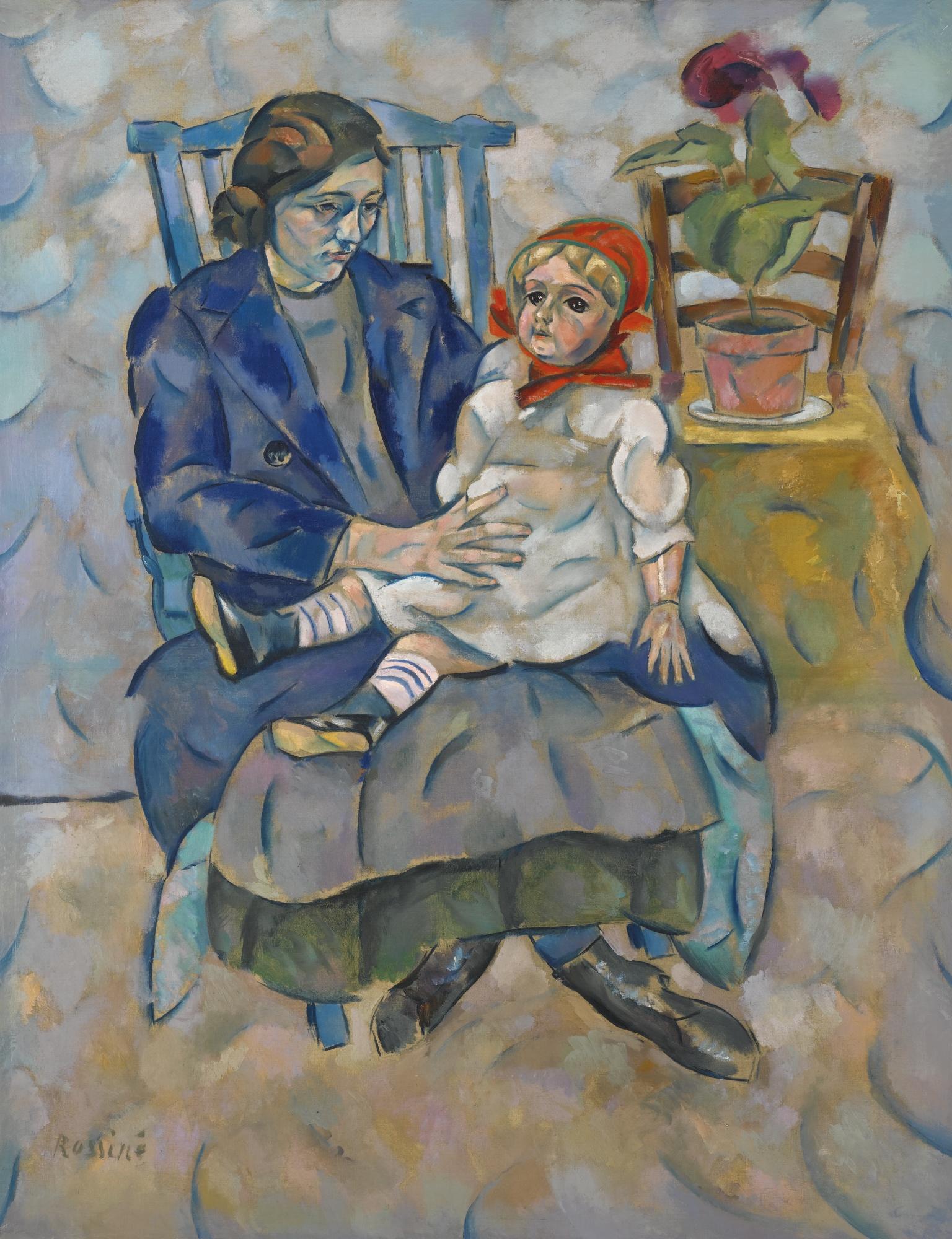 Vladimir Davidovich Baranov-Rossine - Girl With A Doll