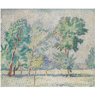 Vladimir Davidovich Baranov-Rossiné - Landscape With Trees