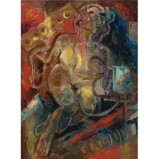 Vladimir Davidovich Baranov-Rossiné - Reclining Nude