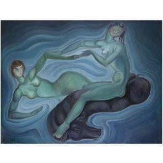 Vladimir Davidovich Gudiashvili - Green Nymphs