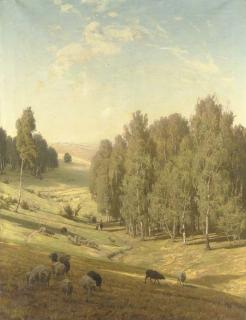 Vladimir Donatovich Orlovskii - Out At Pasture, Summer