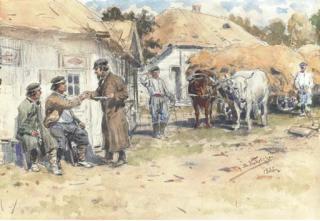 Vladimir Egorovich Makovskii - The Plough Team At Rest