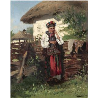 Vladimir Egorovich Makovsky - Ukrainian Girl