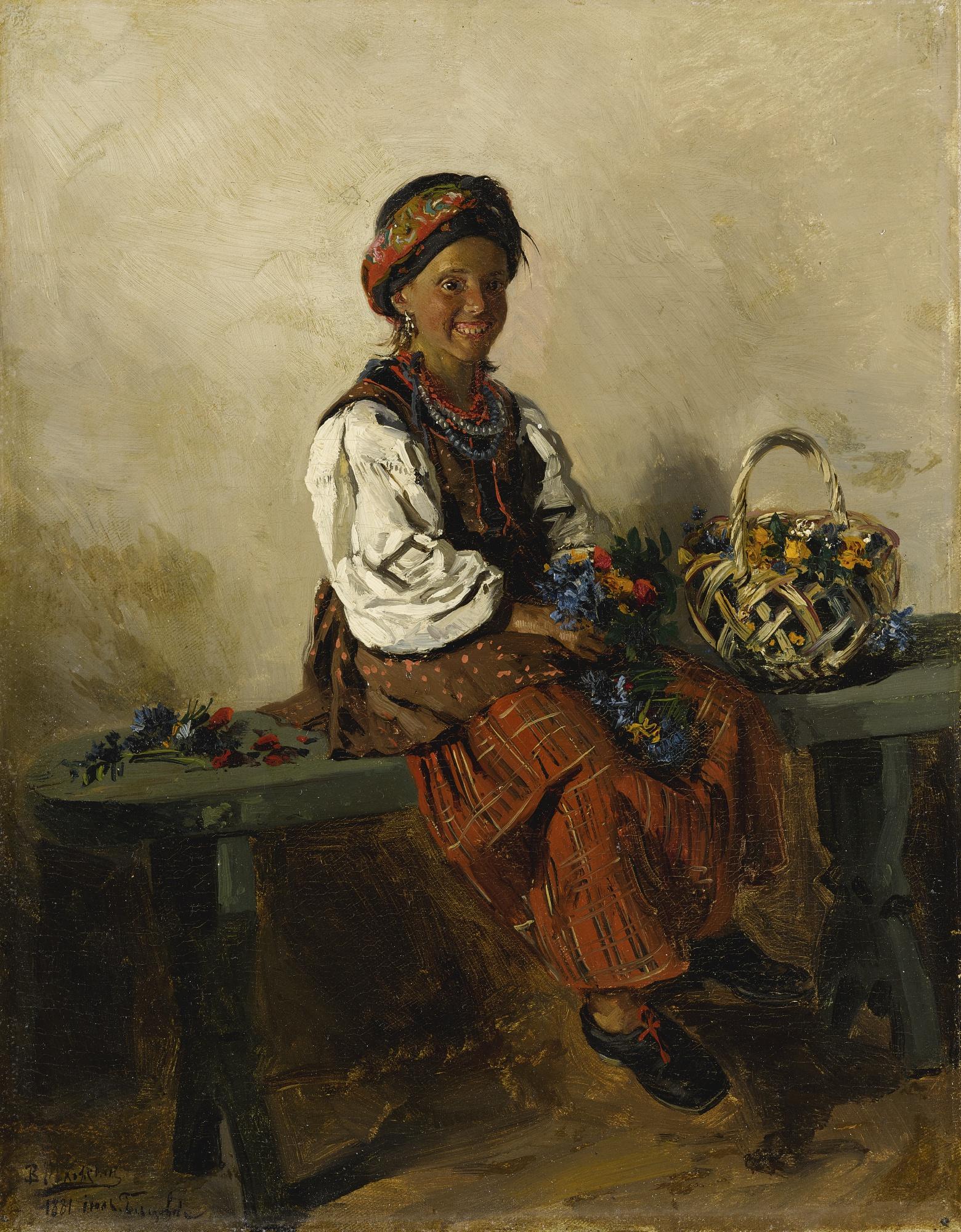 Vladimir Egorovich Makovsky - Ukrainian Girl
