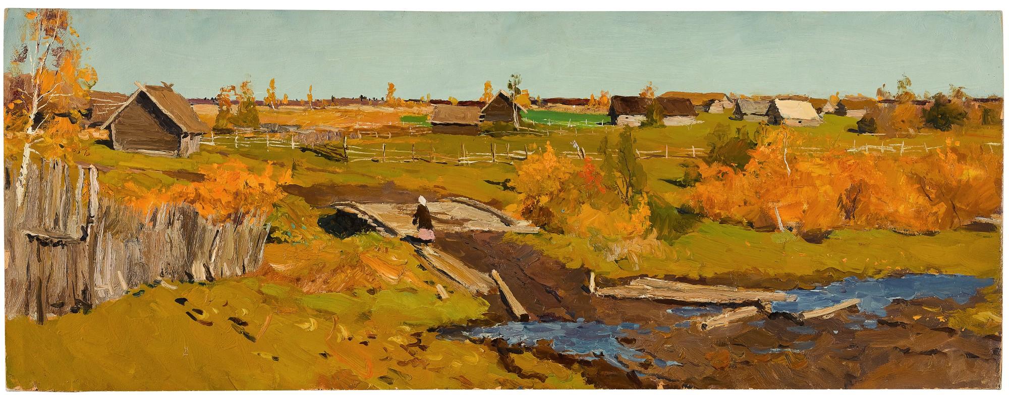 Vladimir Fedorovich Stozharov - Autumn, Ivshino