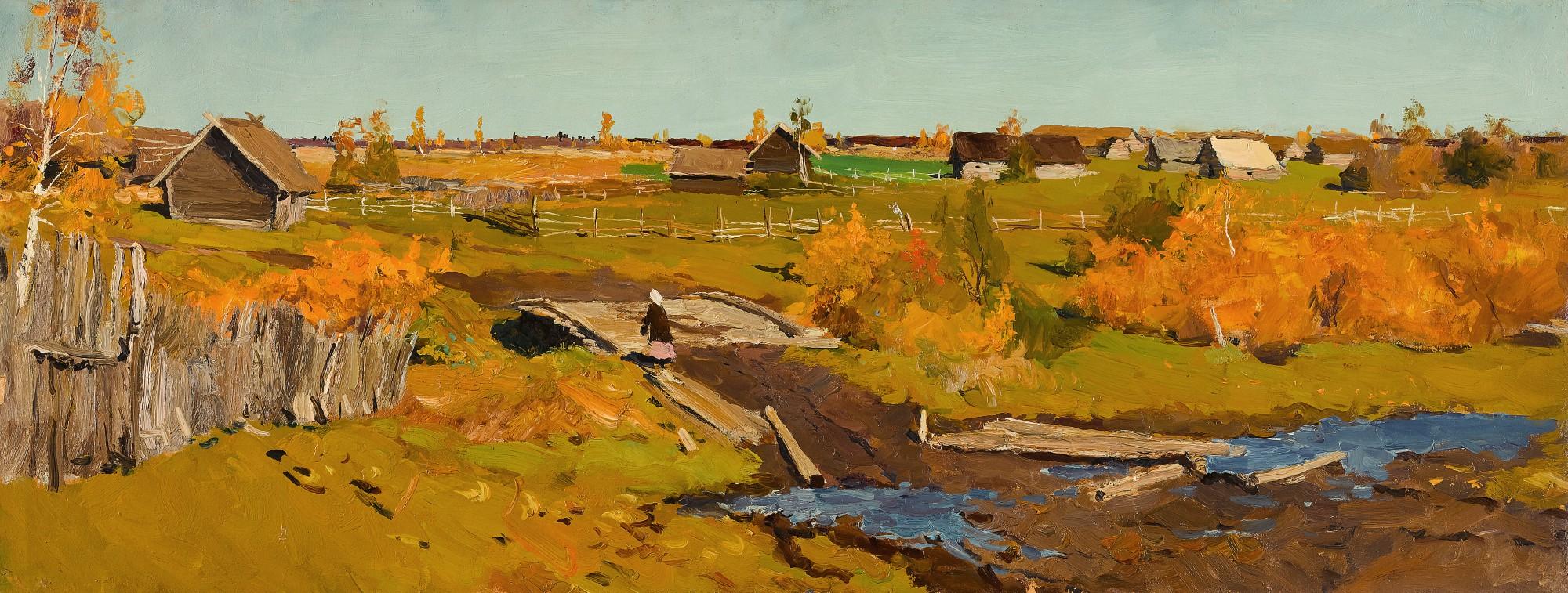 Vladimir Fedorovich Stozharov - Autumn, Ivshino