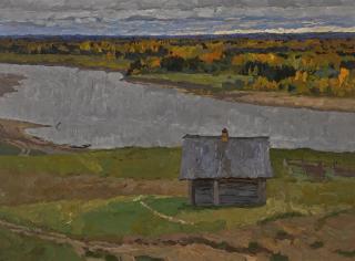 Vladimir Fedorovich Stozharov - Banya On The River Unzha