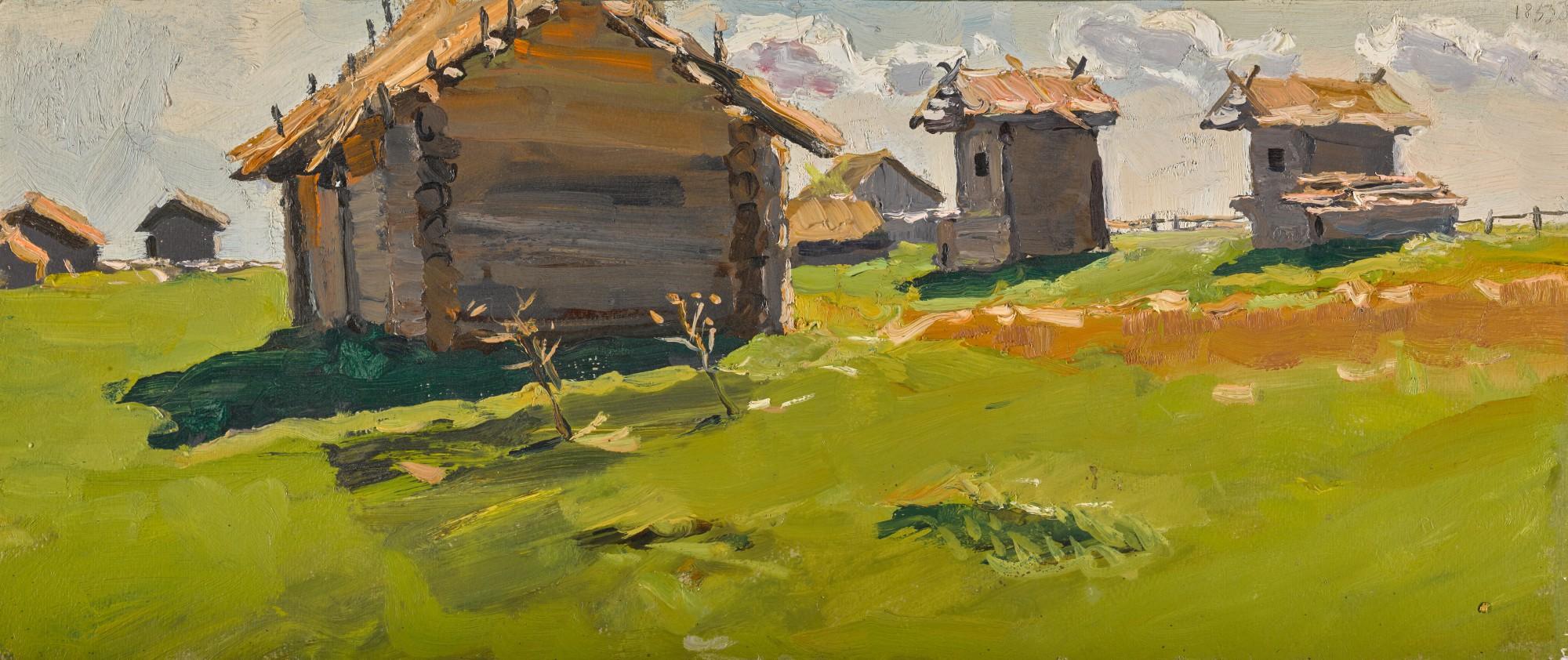 Vladimir Fedorovich Stozharov - Two Views of Khorupino