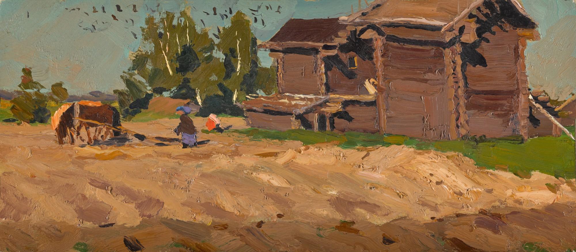 Vladimir Fedorovich Stozharov - Two Views of Khorupino