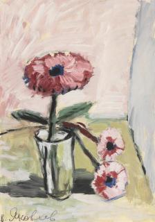 Vladimir Igorevich Yakovlev - Still Life With Three Red Flowers