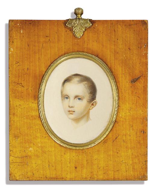 Vladimir Ivanovich Hau - The head of a boy called Tsar Alexander II