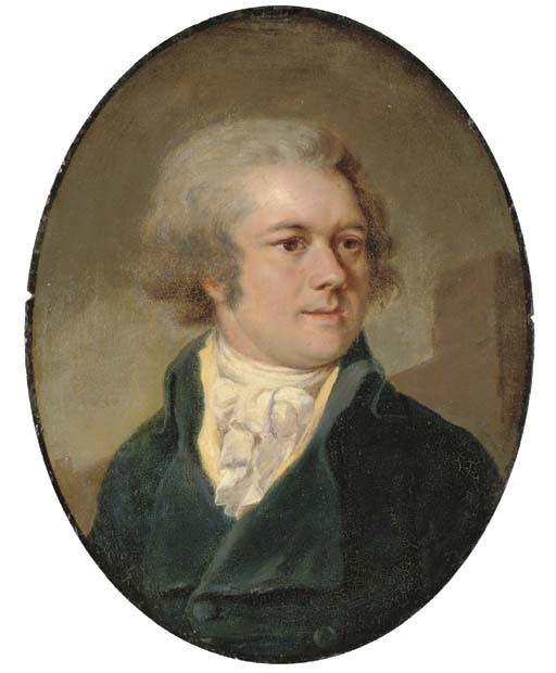 Vladimir Lukich Borovikovskii - Portrait of Adam Adamovich Menelas (1753-1831)