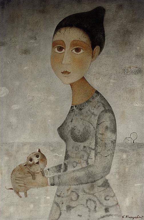 Vladimir Makeyev - Lady and her cat