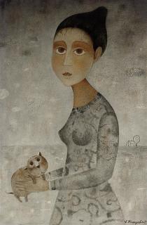 Vladimir Makeyev - Lady and her cat