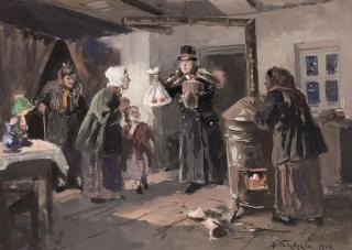 Vladimir Makovsky - Easter Tidings