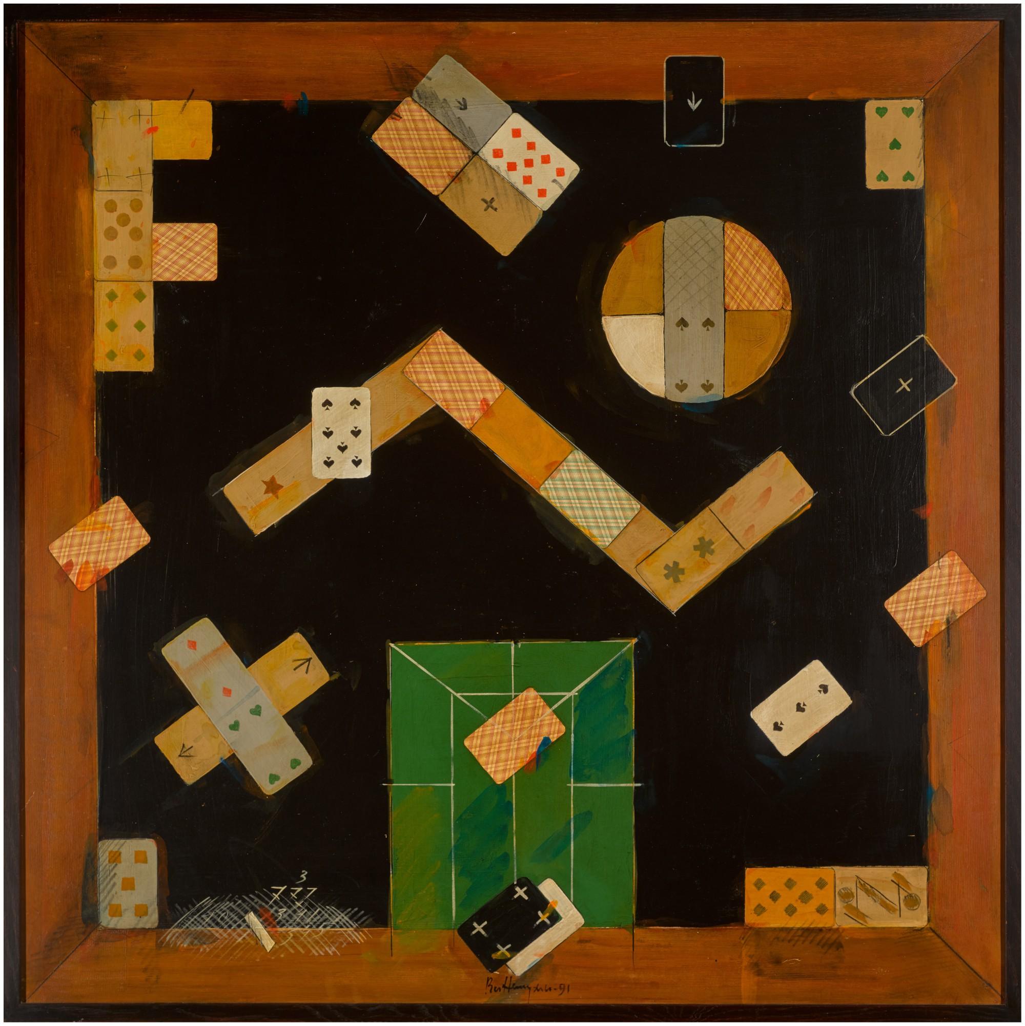 Still Life with Cards by Vladimir Nemukhin | Art.Salon