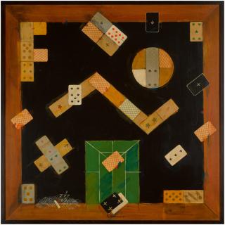 Vladimir Nemukhin - Still Life with Cards