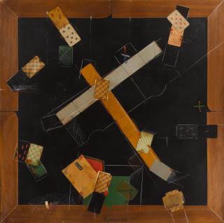 Vladimir Nikolaevich Nemukhin - \'Black card table Number 3\'