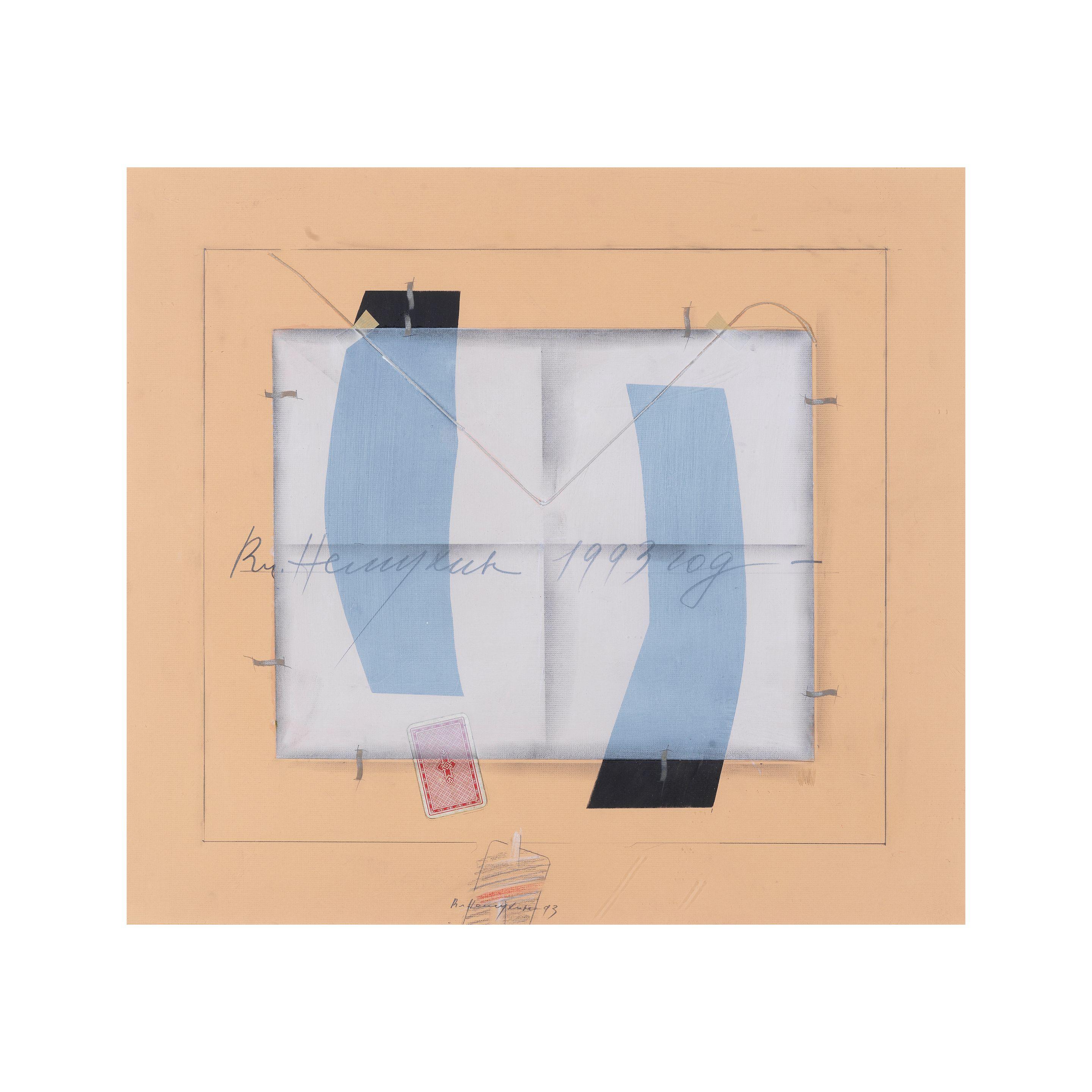 Vladimir Nikolaevich Nemukhin - Compilation avec papier calque/ Composition with tracing paper