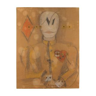 Vladimir Nikolaevich Nemukhin - Valet de carreaux Kazimir N3/ Jack of Diamonds Kazimir N3 sans cadre