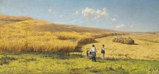 Vladimir Orlovsky - Harvest in the Ukraine