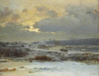 Vladimir Orlovsky - Troika in the snow