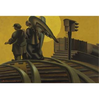 Vladimir Ovchinnikov - Russian Black And Gold. Landscape