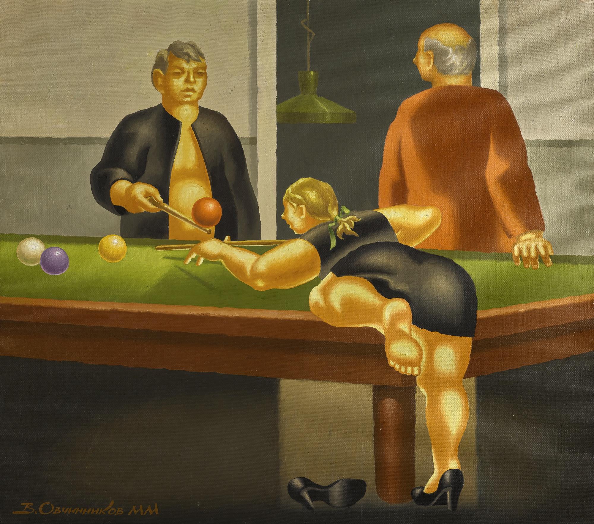 Vladimir Ovchinnikov - The Billiard Players