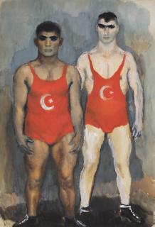 Vladimir Vasilevich Lebedev - Wrestlers