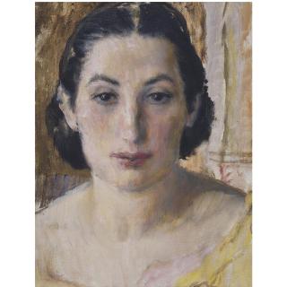 Vladimir Vassilyevich Lebedev - Portrait Of Alexandra Latash