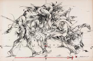 Vladimir Velickovic - Quatre états du saut, 1977