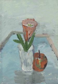 Vladimir Yakovlev - Still life with flower and fruit