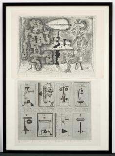 Vladimir Yankilevsky - Deux eaux-fortes extraites de l\'album \