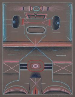 Vladimir Yankilevsky - Female form, from the series Woman by the sea 64 x 49.5cm (25 1/4 x 19 1/2in).